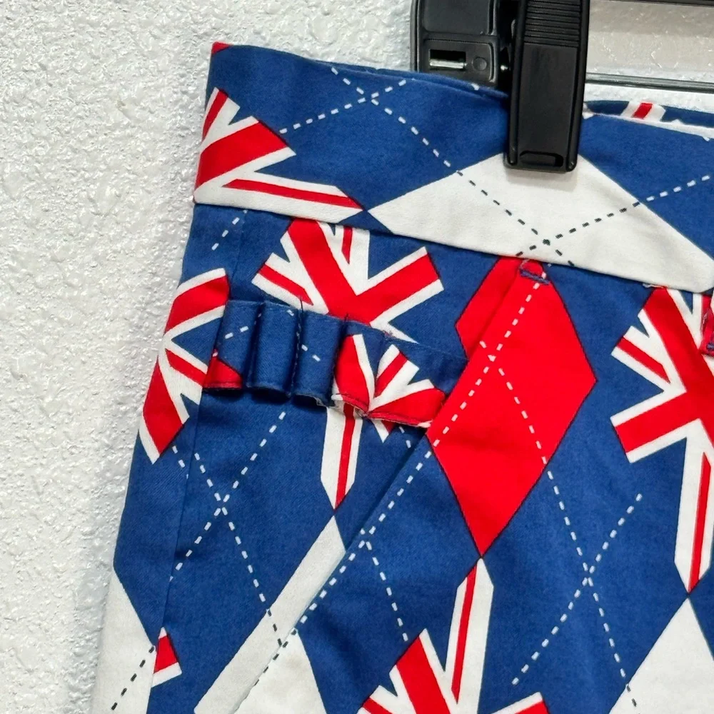 Royal & Awesome Union Jack Shorts Trew Brit Golf Men’s 40 - Picture 5 of 7